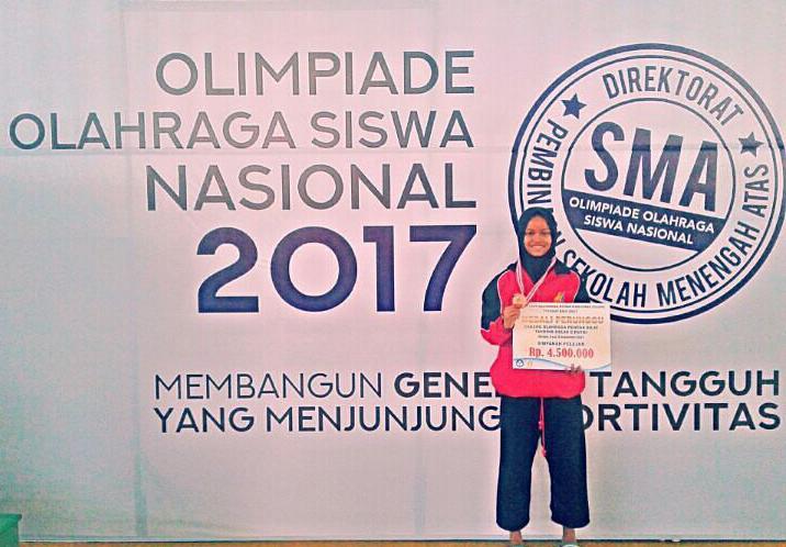 Juara 2 Pencak Silat O2SN Tingkat Nasional